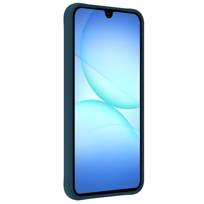 Samsung A17 Hoesje Siliconen Backcover Lichtgewicht - Donkerblauw