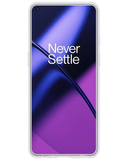 OnePlus 11 Hoesje Siliconen Backcover Lichtgewicht - Transparant