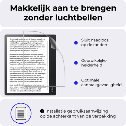 Kobo Elipsa 2E Screenprotector Soft TPU - Full Screen