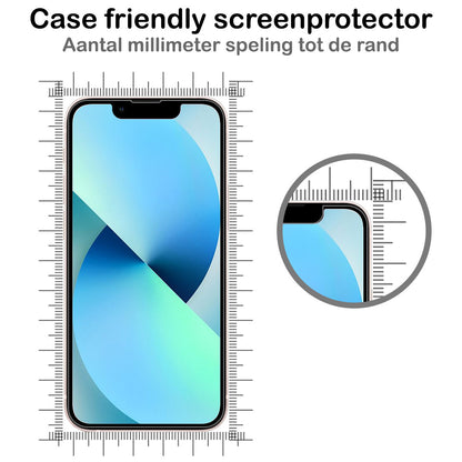 iPhone 13 Screenprotector Volledige Dekking Tempered Glass