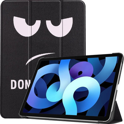 iPad Air 2020 Trifold Bookcase Hoes - Don't Touch Me