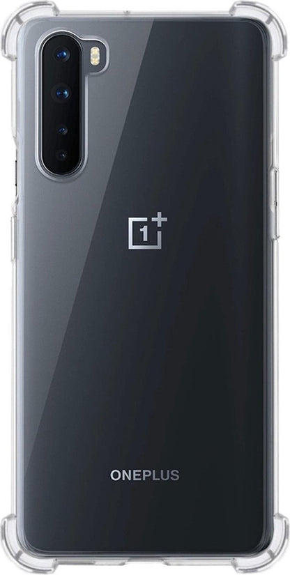 OnePlus Nord Hoesje Shockproof Backcover Siliconen - Transparant
