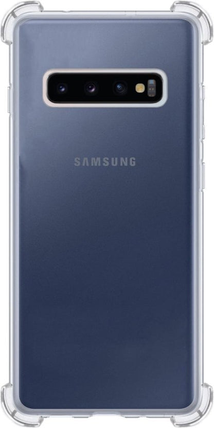 Samsung S10 Hoesje Shockproof Backcover Siliconen - Transparant