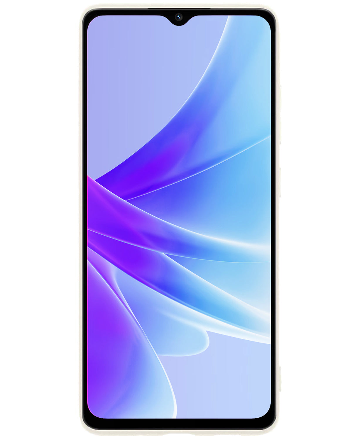 OPPO A57s Hoesje Siliconen - Wit