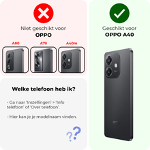 OPPO A40 Hoesje Shockproof Backcover Siliconen - Transparant