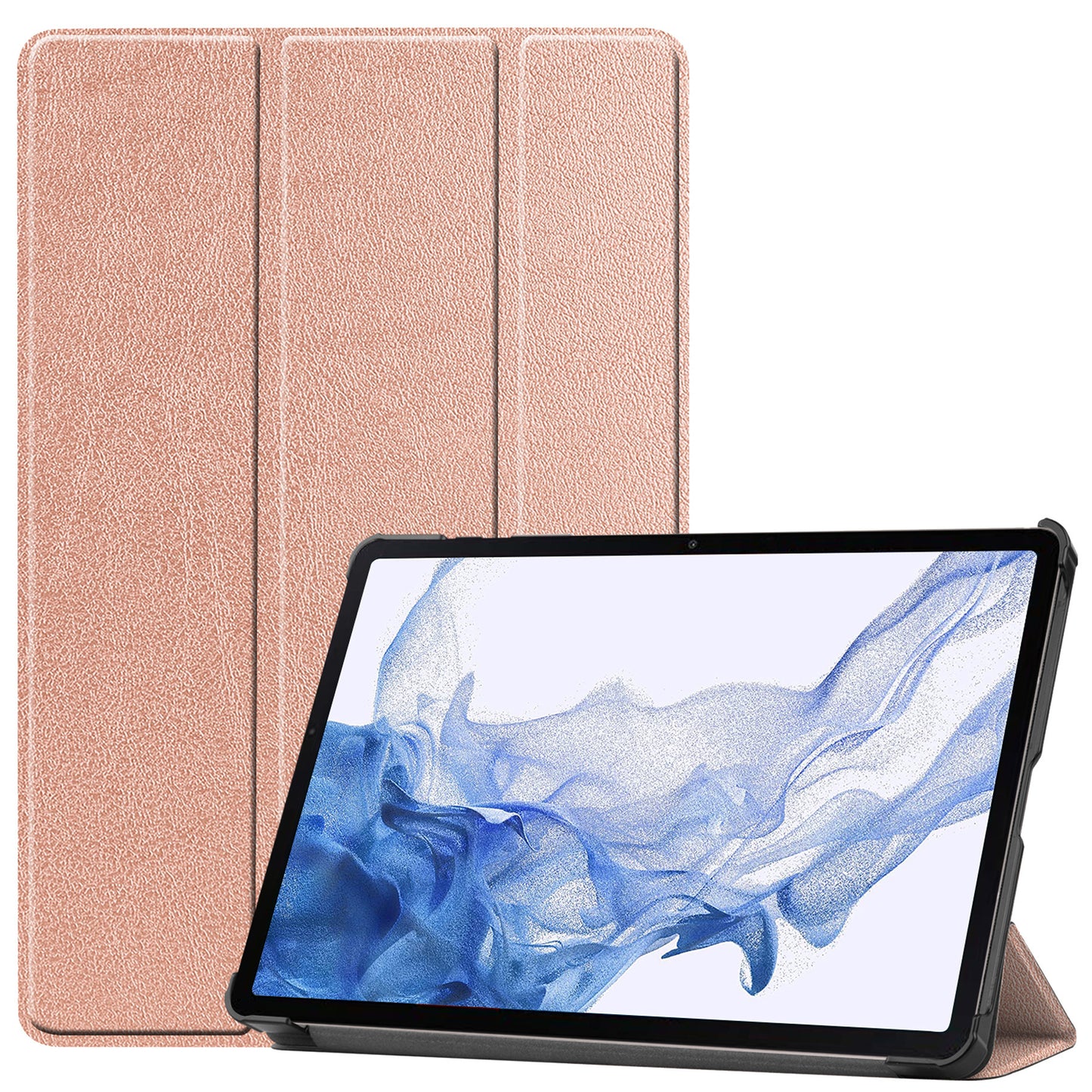 Samsung Galaxy Tab S8 Hoesje Book Case - Rosðð goud