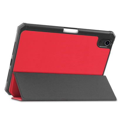 iPad Mini 6 Trifold Bookcase Hoes met Penhouder voor Apple Pen - Rood