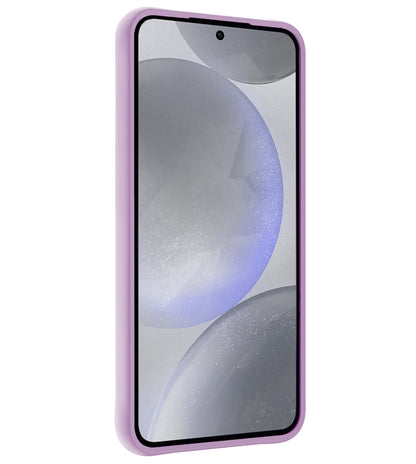 Samsung S24 Plus Hoesje Siliconen Backcover Lichtgewicht - Lila