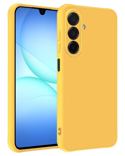 Samsung A17 Hoesje Siliconen Backcover Lichtgewicht - Geel