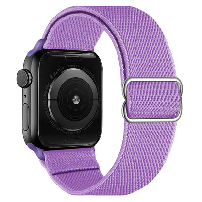 Horloge Bandje Geschikt Voor Apple Watch 1-8 / SE - 38/40/41 mm Bandje Stof - Lila