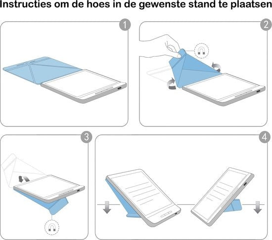 Kobo Libra H2O Trifold Hoesje - Zwart