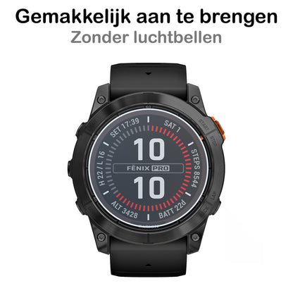 Garmin Fenix 7X Pro Screenprotector Gehard Glas - Anti-kras
