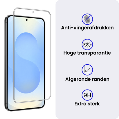 Samsung S25 FE Screenprotector Gehard Glas - Anti-kras