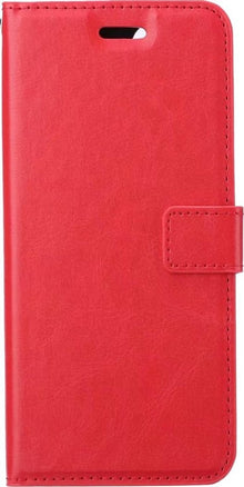 Samsung S20 FE Hoesje Bookcase Cover met Kaarthouder - Rood