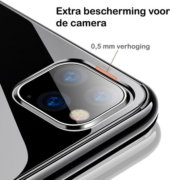 iPhone 11 Pro Max Hoesje Siliconen - Transparant