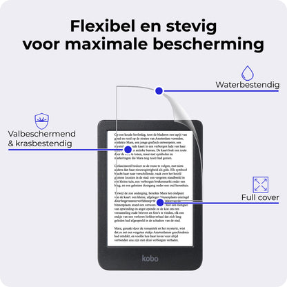 Kobo Clara 2E Screenprotector Soft TPU - Full Screen