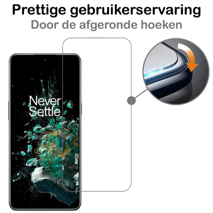 OnePlus 10T Screenprotector Gehard Glas - Anti-kras