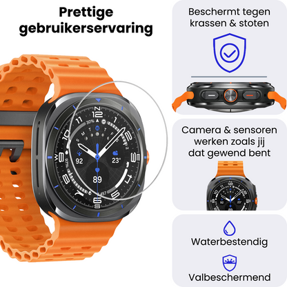 Samsung Watch Ultra Screenprotector Gehard Glas - Anti-kras