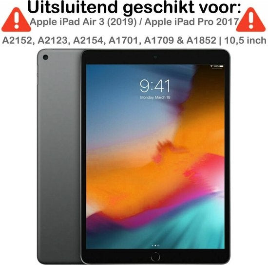 Screenprotector Geschikt voor iPad Pro 10.5 2017 / Air 3 (10,5 inch) Screenprotector Glas