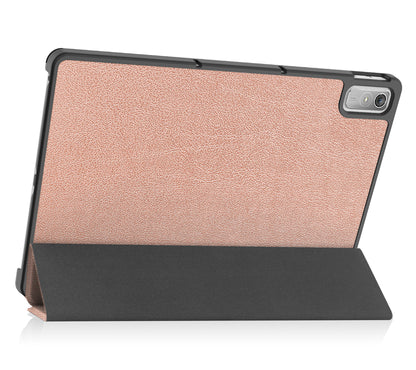 Lenovo Tab P11 (2e Gen) Trifold Bookcase Hoes - Rosé goud