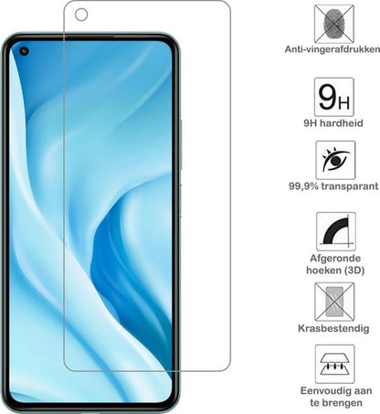 Xiaomi Mi 11 Lite Screenprotector Gehard Glas - Anti-kras