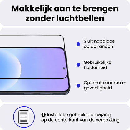 Samsung A57 Screenprotector Gehard Glas - Full Screen
