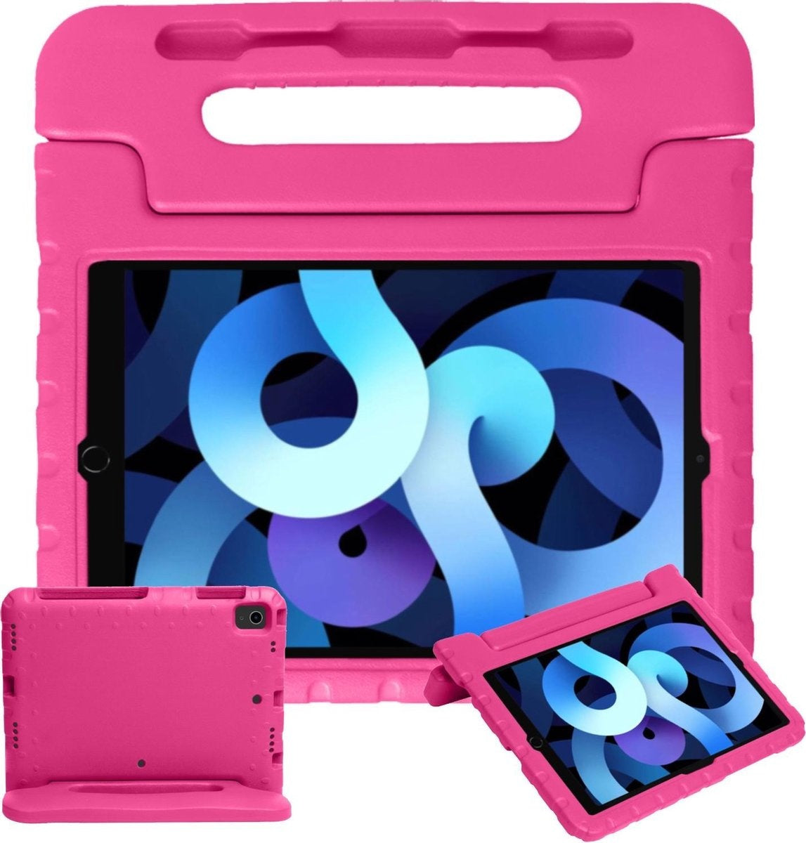 iPad Air 2020 Hoesje Kids Cover Bumper - Roze