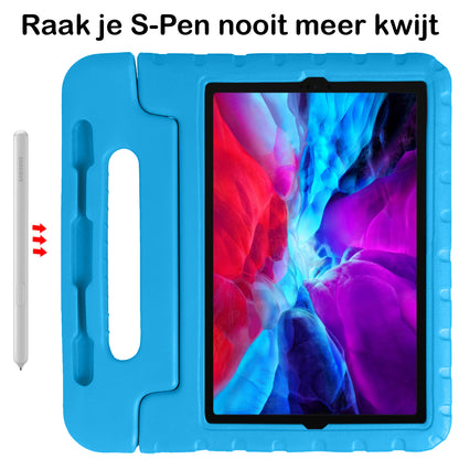iPad Pro 2022 (11 inch) Kinderhoes Shockabsorberend Foam - Blauw