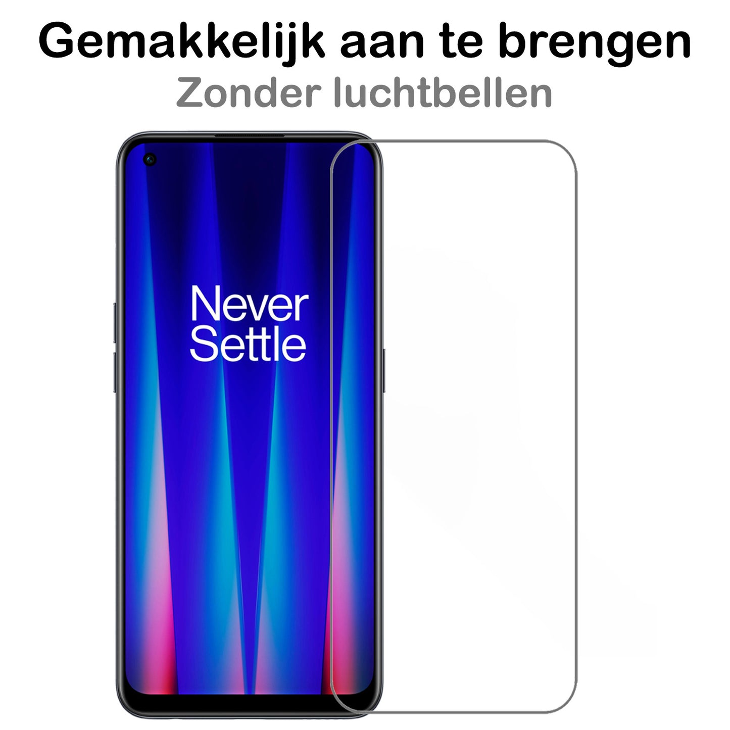 OnePlus Nord CE 2 Screenprotector Tempered Glass