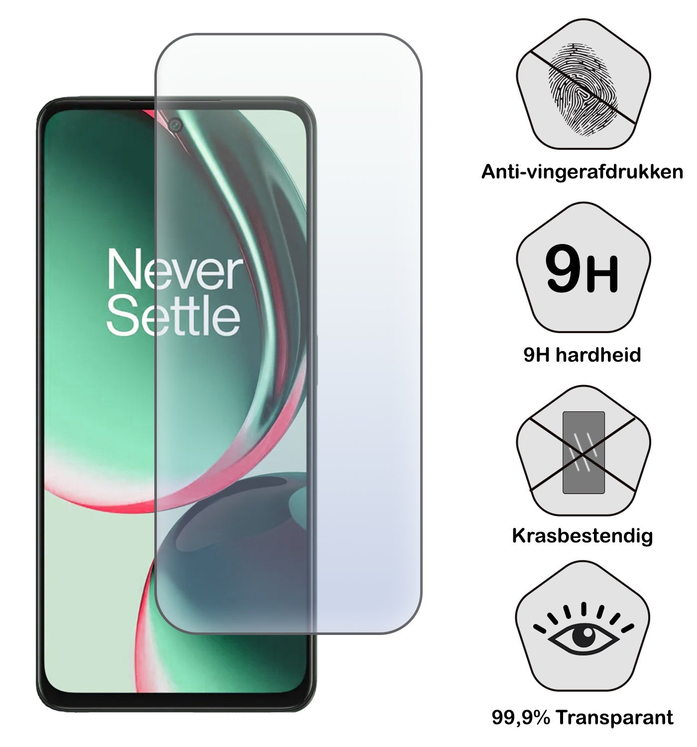 OnePlus Nord CE 3 Lite Screenprotector Tempered Glass