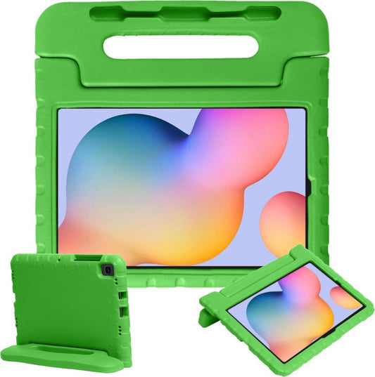 Samsung Galaxy Tab S6 Lite Hoesje Kids Cover Bumper - Groen