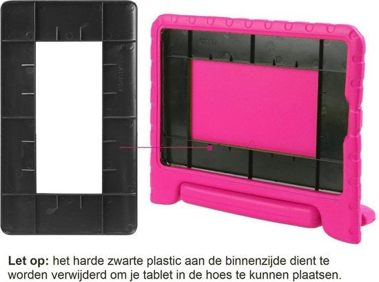 iPad Mini 3 Hoesje Kids Cover Bumper Met Screenprotector - Roze