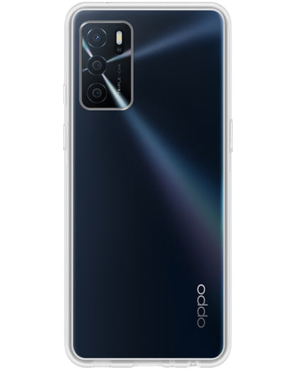 OPPO A16 Hoesje Siliconen Backcover Lichtgewicht - Transparant