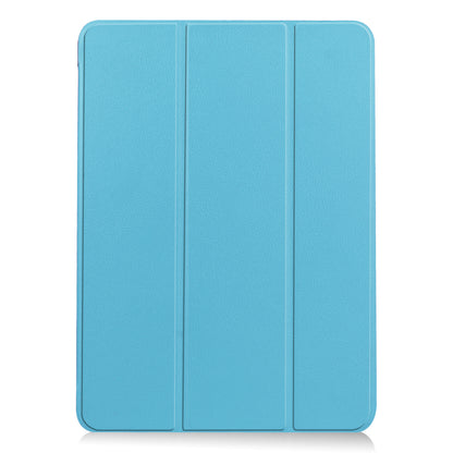iPad Air 2022 Trifold Bookcase Hoes - Lichtblauw