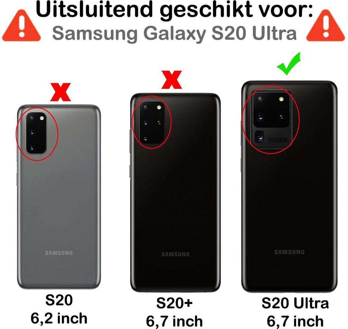 Samsung S20 Ultra Hoesje Siliconen - Wit