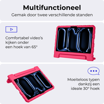 iPad Pro 2024 (11 inch) Kinderhoes Shockabsorberend Foam - Roze