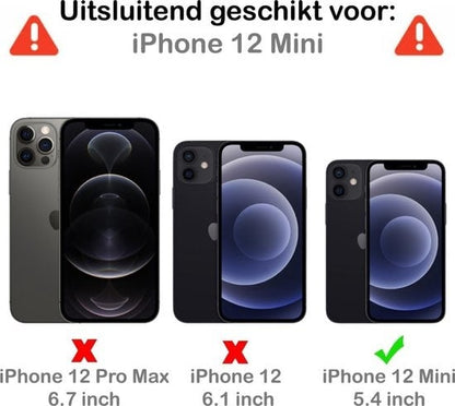 iPhone 12 Mini Screenprotector Gehard Glas - Volledige dekking