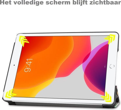 iPad 10.2 2019 Trifold Bookcase Hoes - Graffity