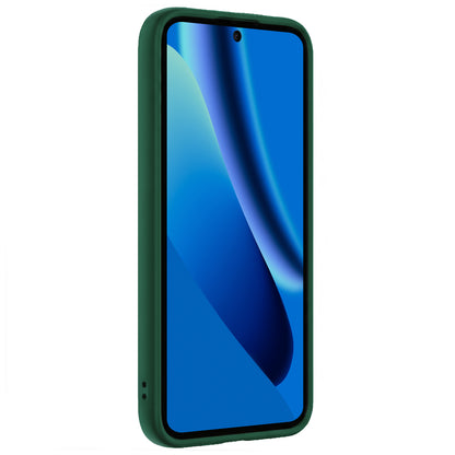 Google Pixel 10a Hoesje Siliconen Backcover Lichtgewicht - Donkergroen