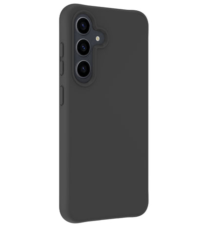 Samsung S23 FE Hoesje Siliconen Backcover Lichtgewicht - Zwart