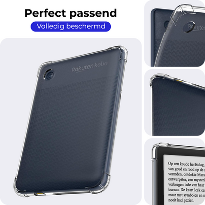 Kobo Clara BW Hoesje Siliconen Backcover Lichtgewicht - Transparant