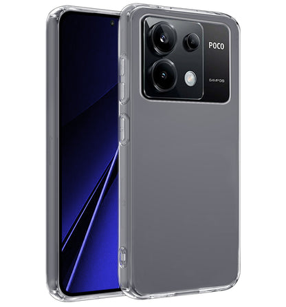 Xiaomi Poco X6 Hoesje Siliconen Backcover Lichtgewicht - Transparant