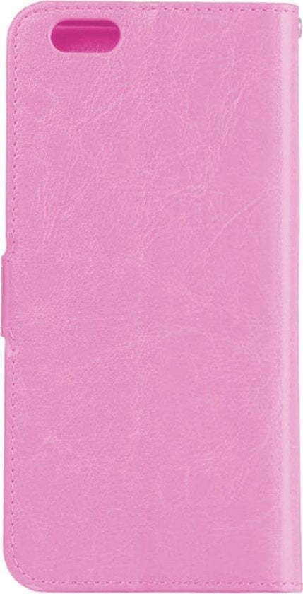 Hoes Geschikt voor iPhone 6 Hoes Bookcase Hoesje - Licht Roze