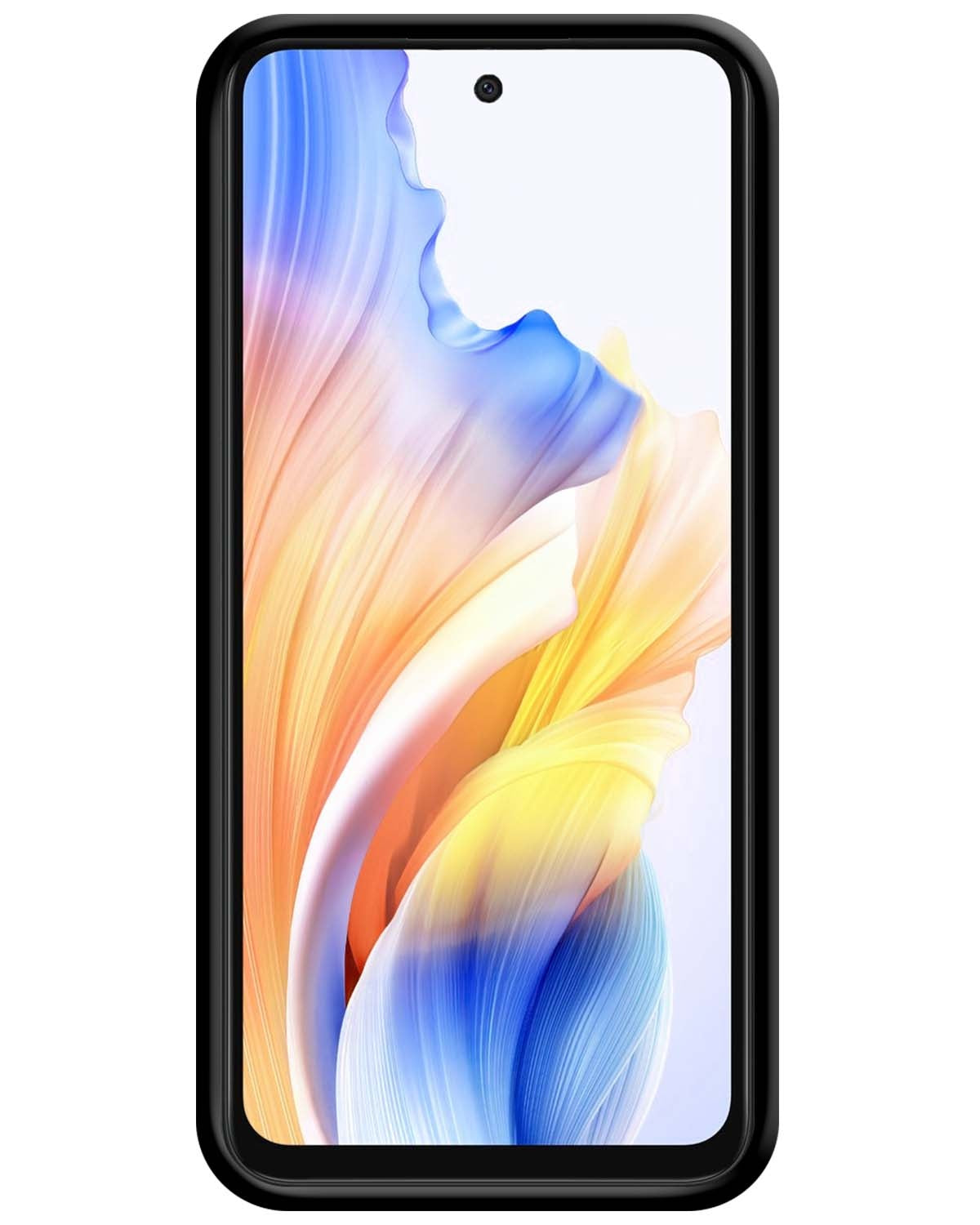 OPPO A58 Hoesje Siliconen - Zwart