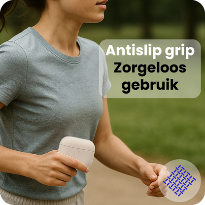 AirPods Pro 3 Hoesje Siliconen Krasbestendig - Zand