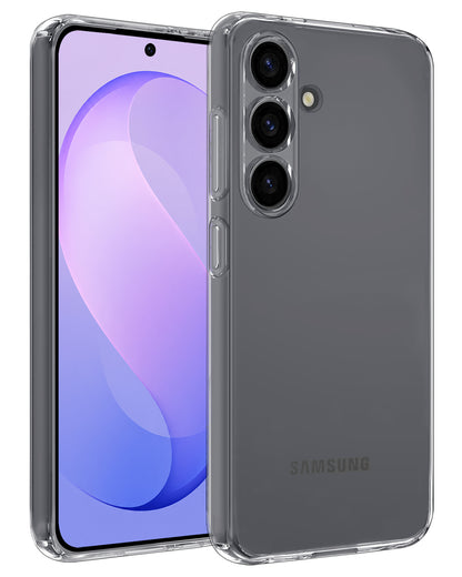 Samsung S26 FE Hoesje Siliconen Backcover Lichtgewicht - Transparant
