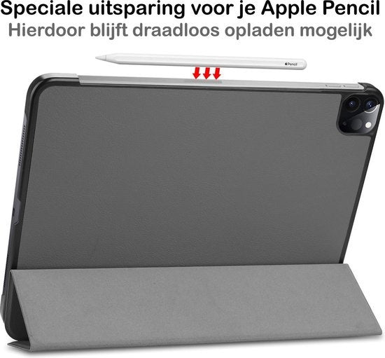 iPad Pro 2020 (11 inch) Hoesje Book Case - Grijs