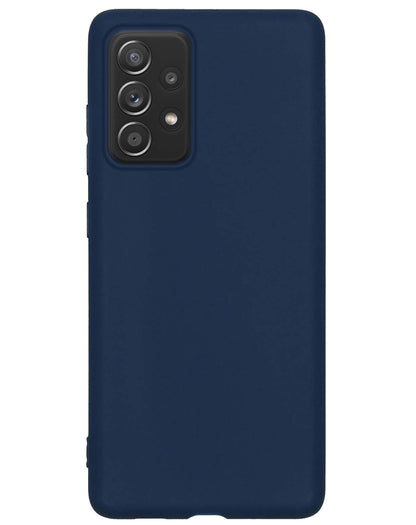Samsung A33 Hoesje Siliconen Backcover Lichtgewicht - Donkerblauw