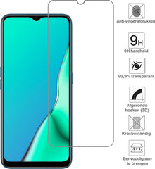 OPPO A9 2020 Screenprotector Gehard Glas - Anti-kras