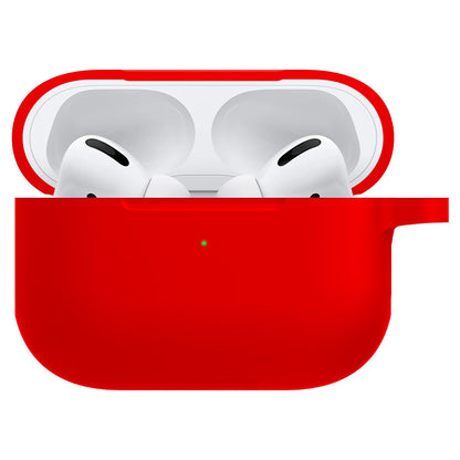 AirPods Pro 2 Hoesje Siliconen met Clip - Rood